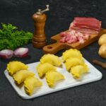 Dumplings with bacon and potato