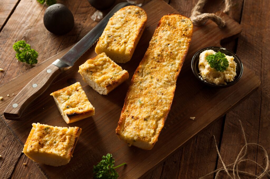 Homemade Cheesy Garlic Bread